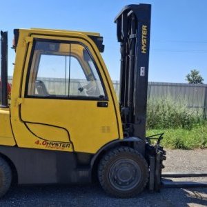 foto wózek LPG laduje 4t/4.2m przesunięcie boczne Hyster H4