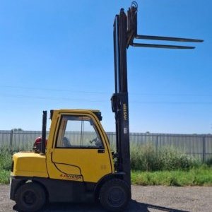 foto wózek LPG laduje 4t/4.2m przesunięcie boczne Hyster H4