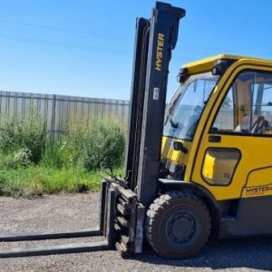 foto wózek LPG laduje 4t/4.2m przesunięcie boczne Hyster H4